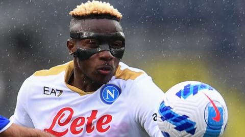 Victor Osimhen in action for Napoli