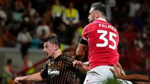 Ollie Palmer scores for Wrexham