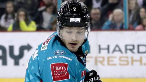 Patrick Mullen in action during his previous Giants stint in the 2019-20 season