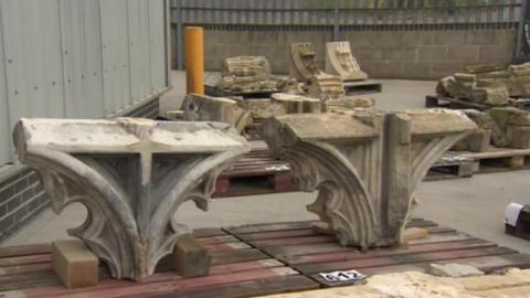 Stonework to be auctioned