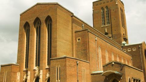 Guildford Cathedral pictured during the day