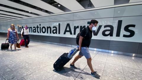 Passengers at Heathrow