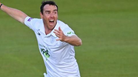 On what was surprisingly his Lord's first-class debut, Kyle Abbott's three wickets took his season's tally to 18