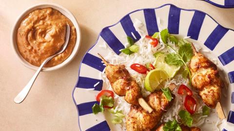 Air fryer peanut chicken
