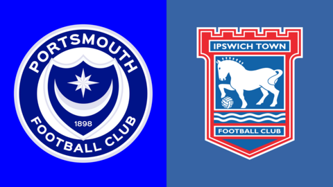 Portsmouth v Ipswich Town club crests