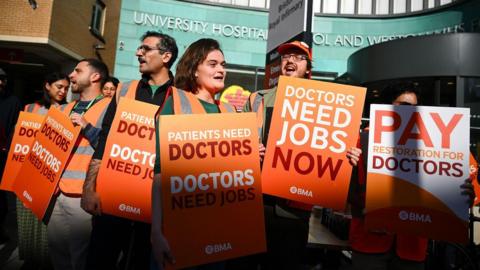 Doctors on strike