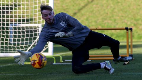 Conor Hazard in training.