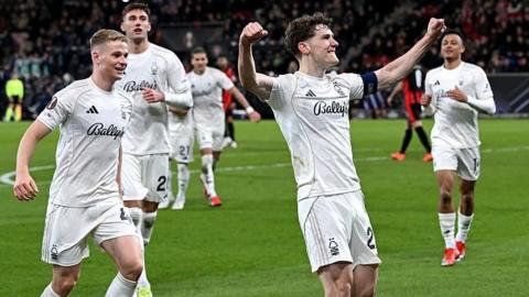 Ryan Yates celebrates