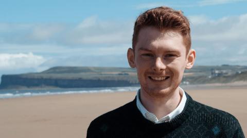 Luke Myer, the Labour candidate in the council by-election being held in Longbeck ward