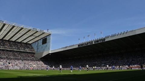 A general view of the St James' Park
