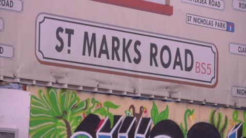 St Marks Road sign