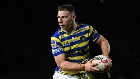 George Williams in action for Warrington