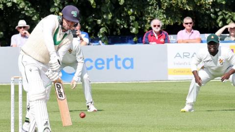 Action from Ireland v Zimbabwe 