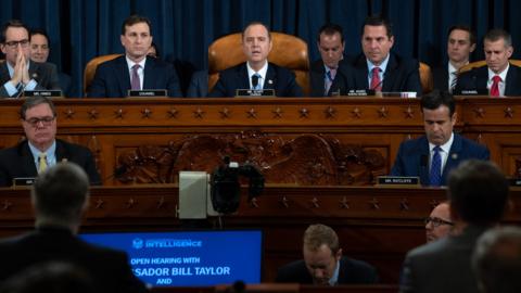 House Intelligence Committee Chairman Adam Schiff (D-CA) gives an opening statement