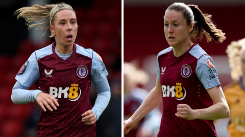 Jordan Nobbs and Danielle Turner 