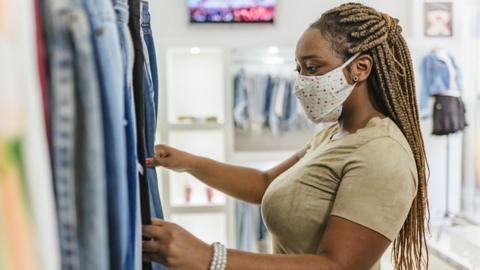 Woman shopping