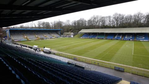 General views of The Shay Stadium, home of FC Halifax Town