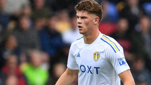 Charlie Cresswell in action for Leeds United