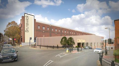 Artists impression of the new cinema at the Brunswick Centre in Scarborough