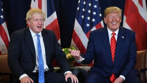 Boris Johnson and Donald Trump