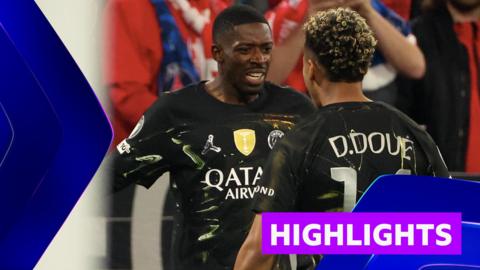 Ousmane Dembele and Desire Doue