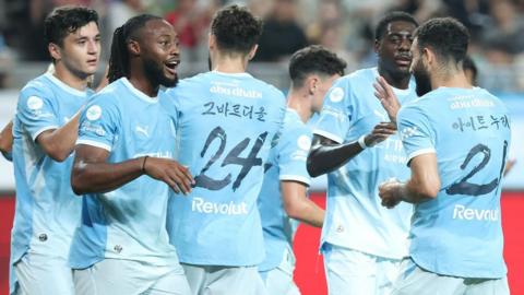 Man City players