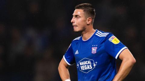 Anthony Georgiou in action for Ipswich 