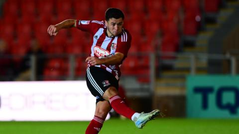 Exeter City midfielder Jack Aitchison