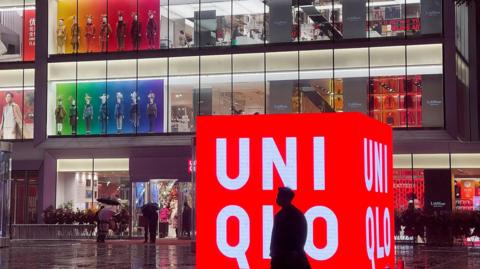 A Uniqlo global flagship store is pictured on November 6, 2021 in Beijing, China.