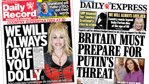 The Daily Record and Daily Express