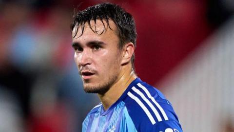 David Strelec playing for Slovan Bratislava