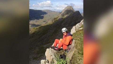 When Catrin Thomas isn't in Antarctica, she spends much of her time mountaineering in North Wales