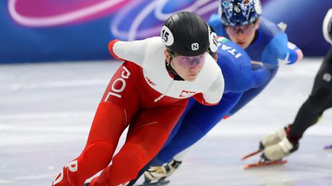 Polish short-track speed skater Kamila Sellier
