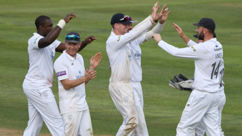 Bears old boy Keith Barker has now taken 38 County Championship wickets for Hampshire this season