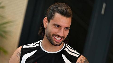 Dominik Szoboszlai in training