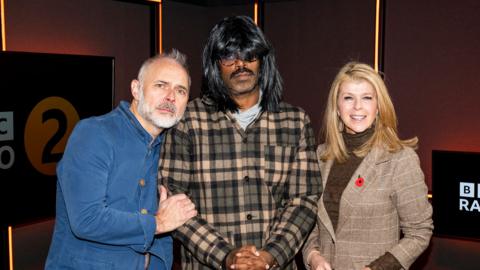 Mark Bonnar, Romesh Ranganathan and Kate Garraway