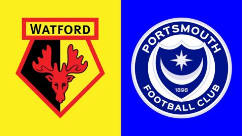 Watford v Portsmouth graphic