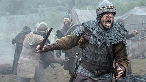 King Harold (JAMES NORTON) in King and Conqueror