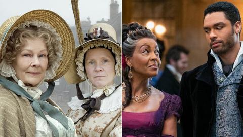 Shots from Cranford and Bridgerton TV adaptations