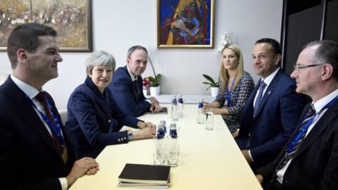 Leo Vardakar meeting Theresa May