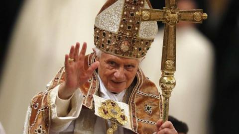 Pope Benedict in 2013