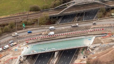 New motorway bridge