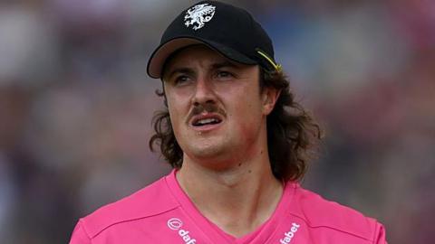 Tom Kohler-Cadmore in action for Somerset