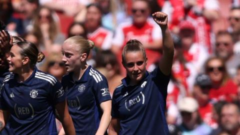 Ella Toone celebrates