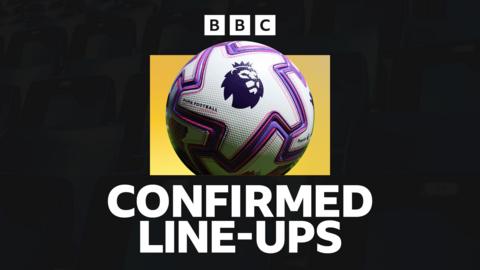 A football against a yellow and black background with the text: "Confirmed line-ups"