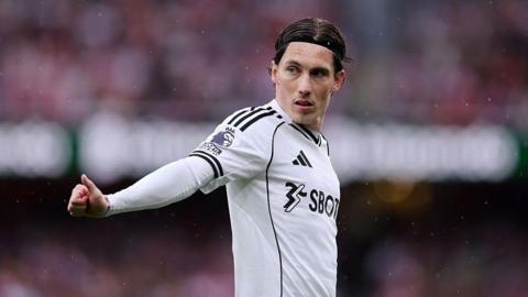 Harry Wilson playing for Fulham