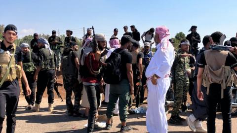 Bedouin outside Suweida