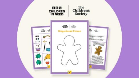 Children in Need gingerbread resources.