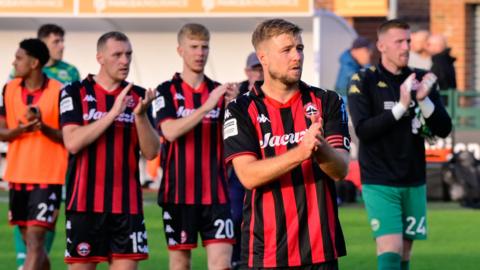 Truro City players