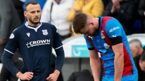 Dundee & Inverness players at full-time